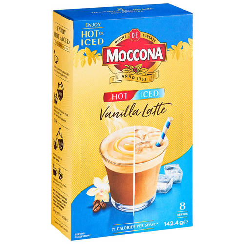 Hot/Iced Coffee Hazelnut Latte 8 Pack 142.4g